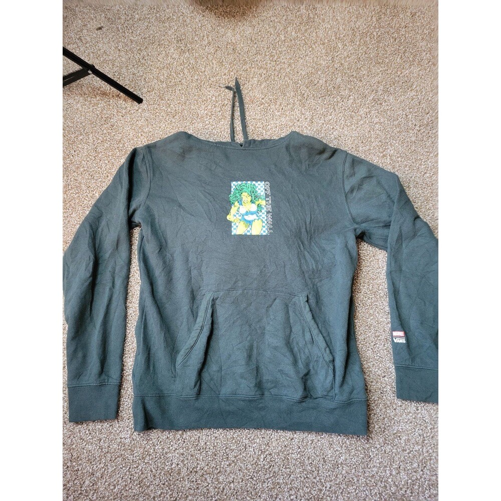 Vans Marvel She-Hulk Print Hoodie Sweatshirt Adult Medium
